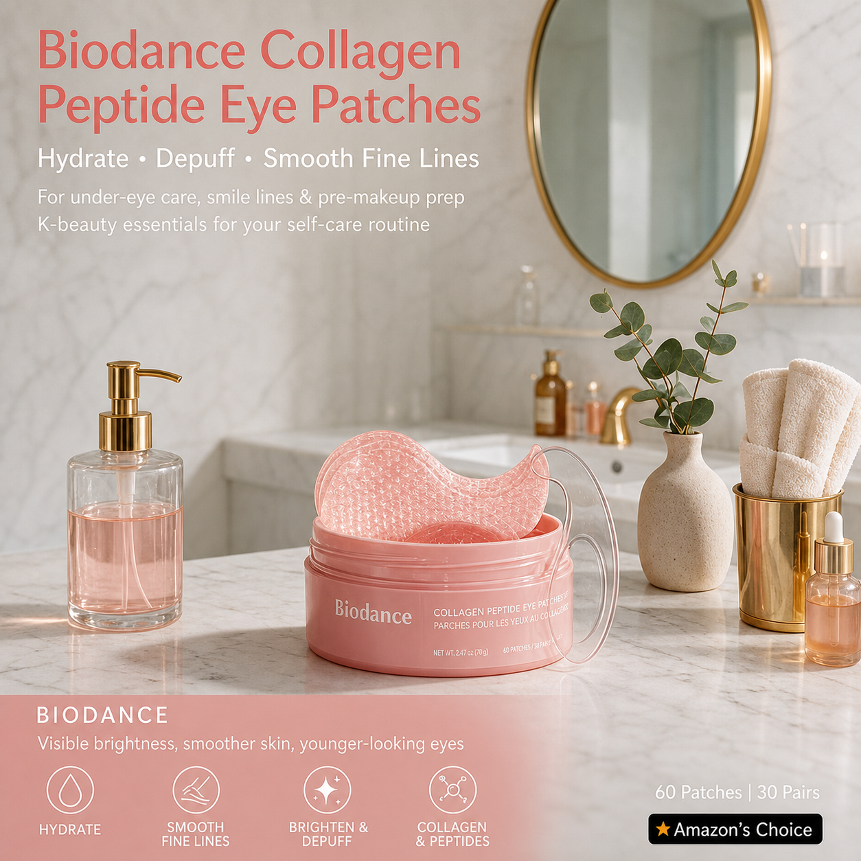 BIODANCE Collagen Peptide Eye Patches (60 ct)
