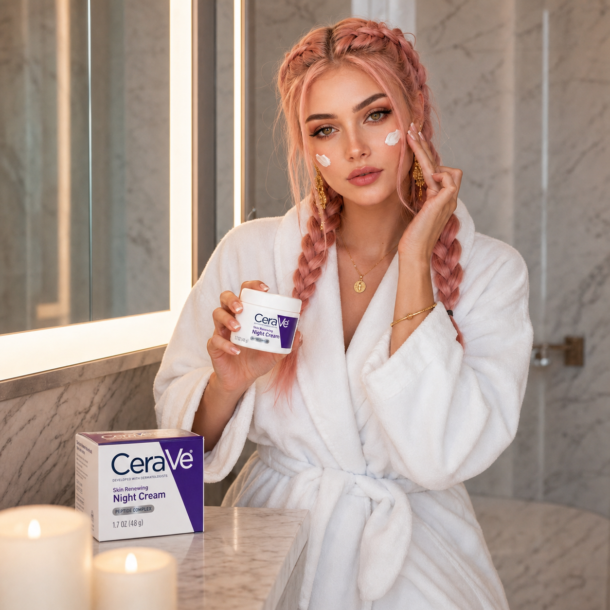 CeraVe Skin Renewing Night Cream - Model