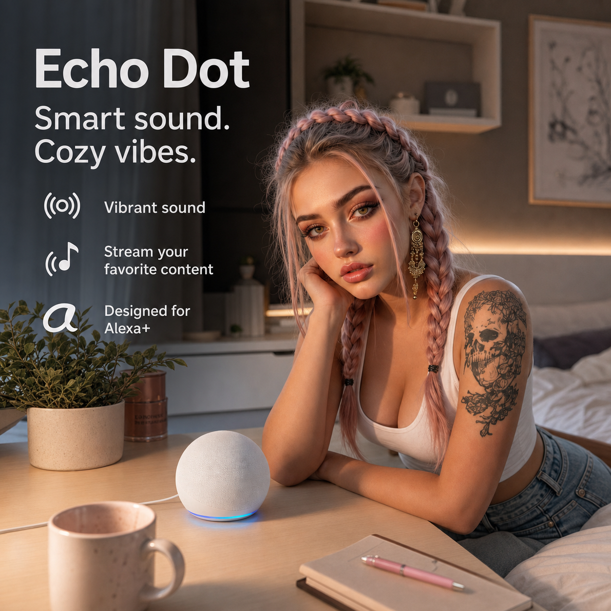 Amazon Echo Dot Smart Speaker with Alexa - Model