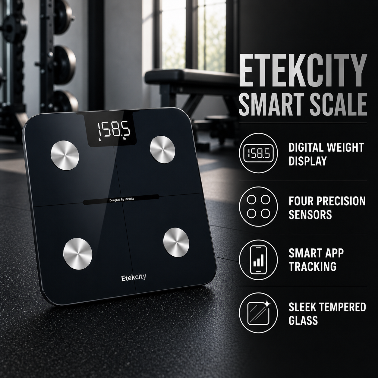 Etekcity Smart Bluetooth Body Scale