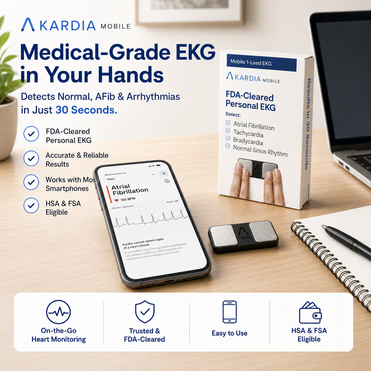 KardiaMobile Personal EKG Heart Monitor